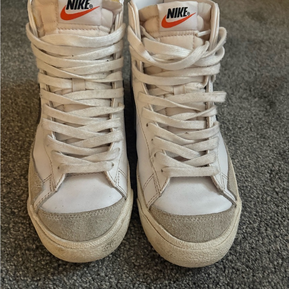 Black & White Nike Blazers